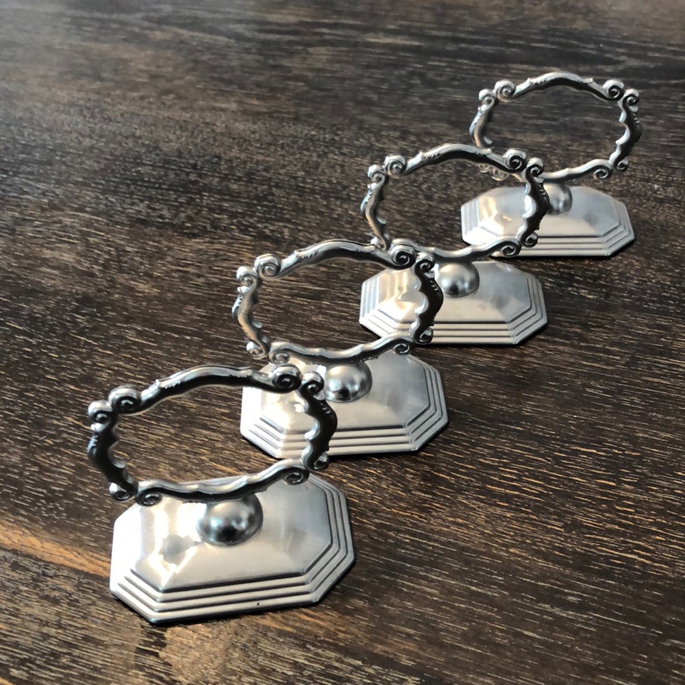 Set of 4 southern living at home napkin rings